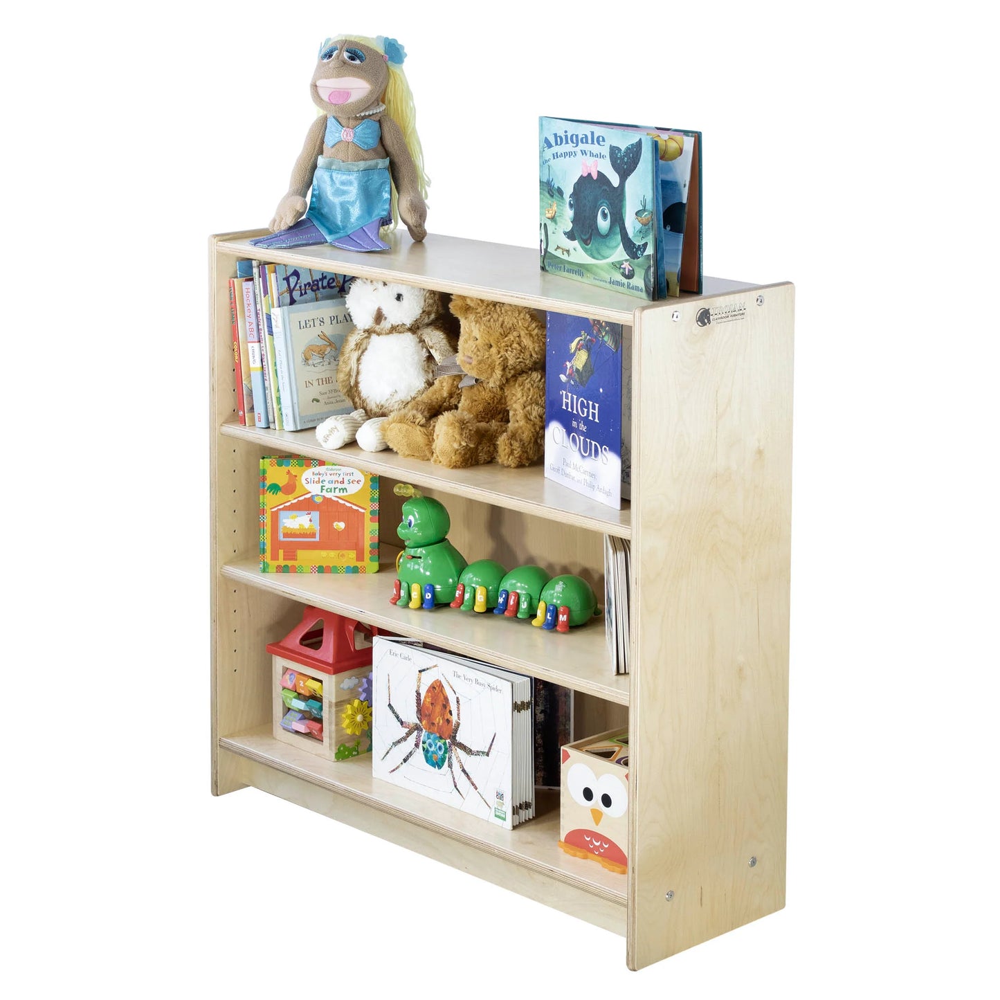 Bookcase (2 Adjustable Shelves) - Made in Canada