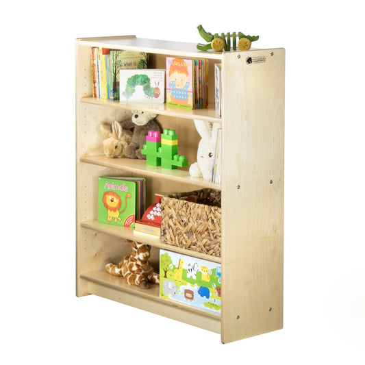 Bookcase (2 Adjustable + 1 Fixed Shelves) - Made in Canada