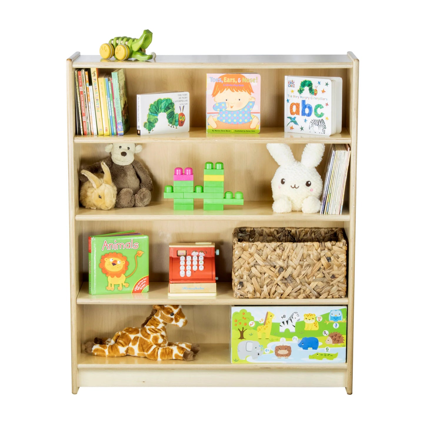 Bookcase (2 Adjustable + 1 Fixed Shelves) - Made in Canada