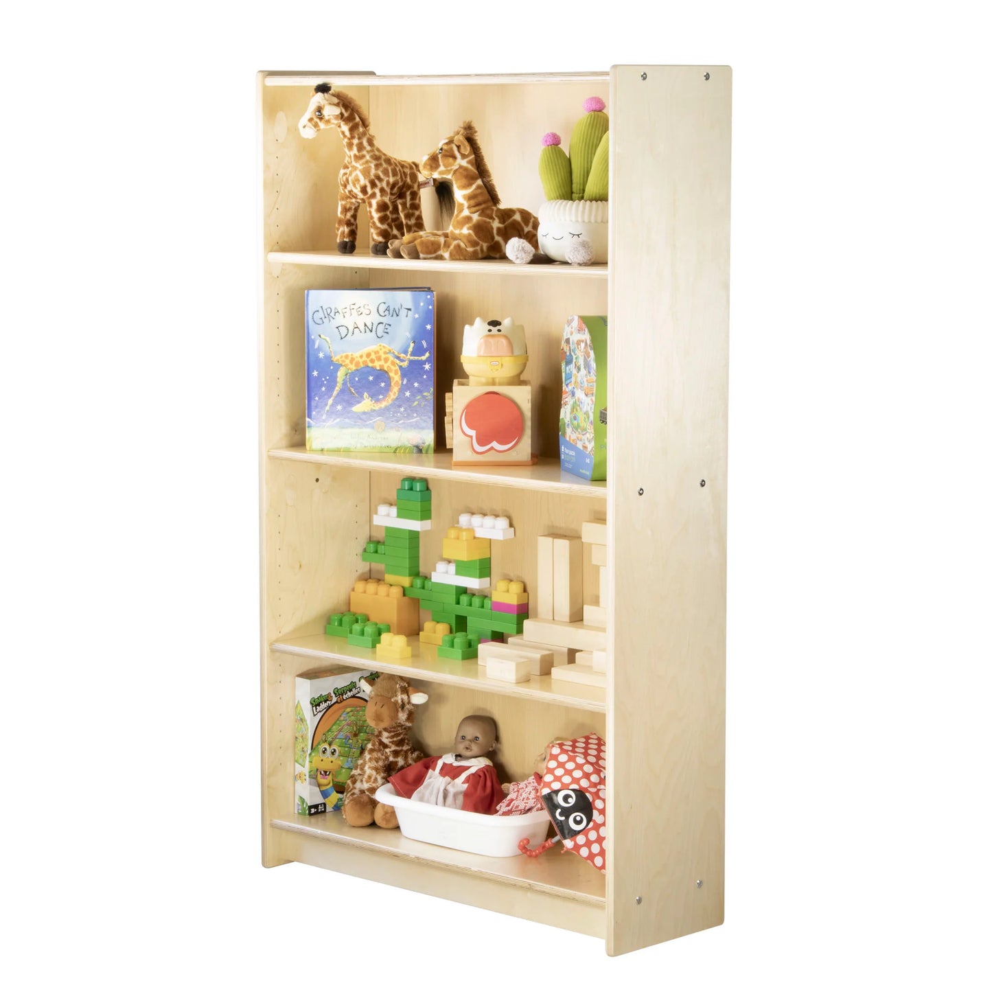 Bookcase (2 Adjustable + 1 Fixed Shelves) - Made in Canada