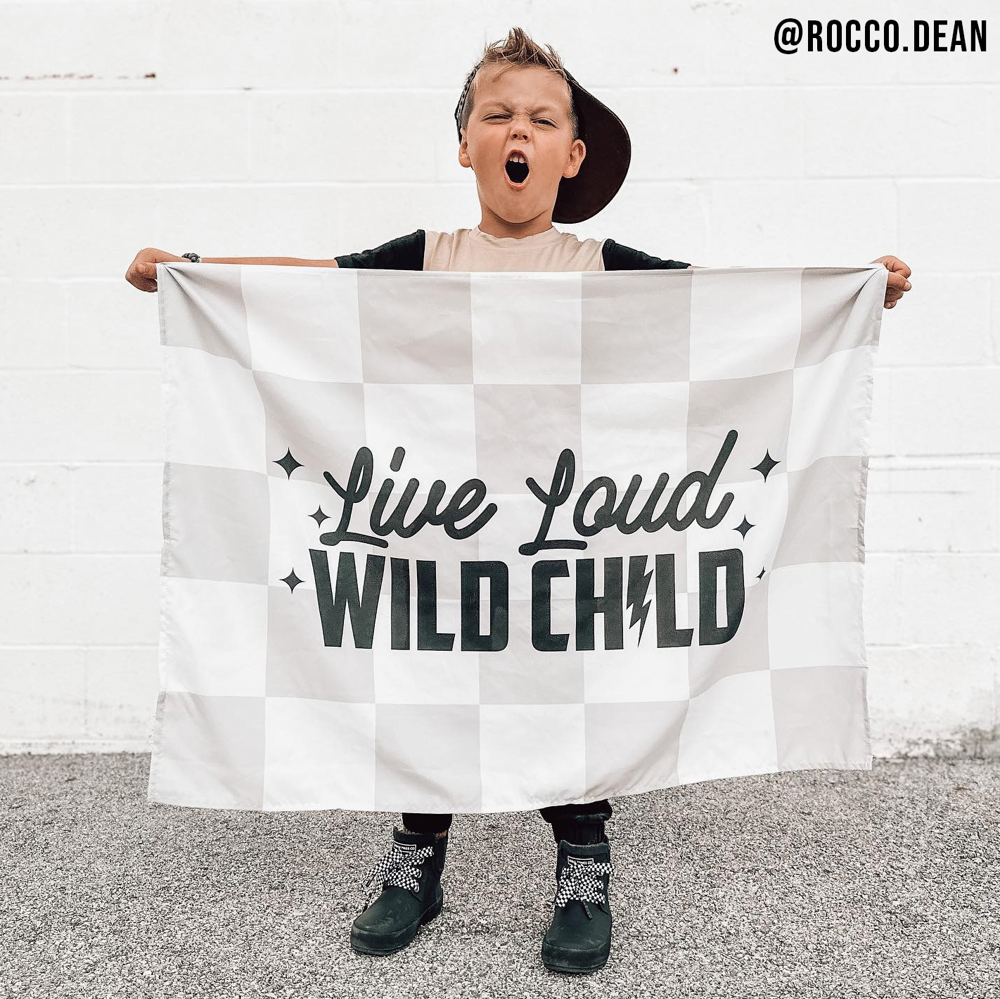 Live Loud Wild Child Banner