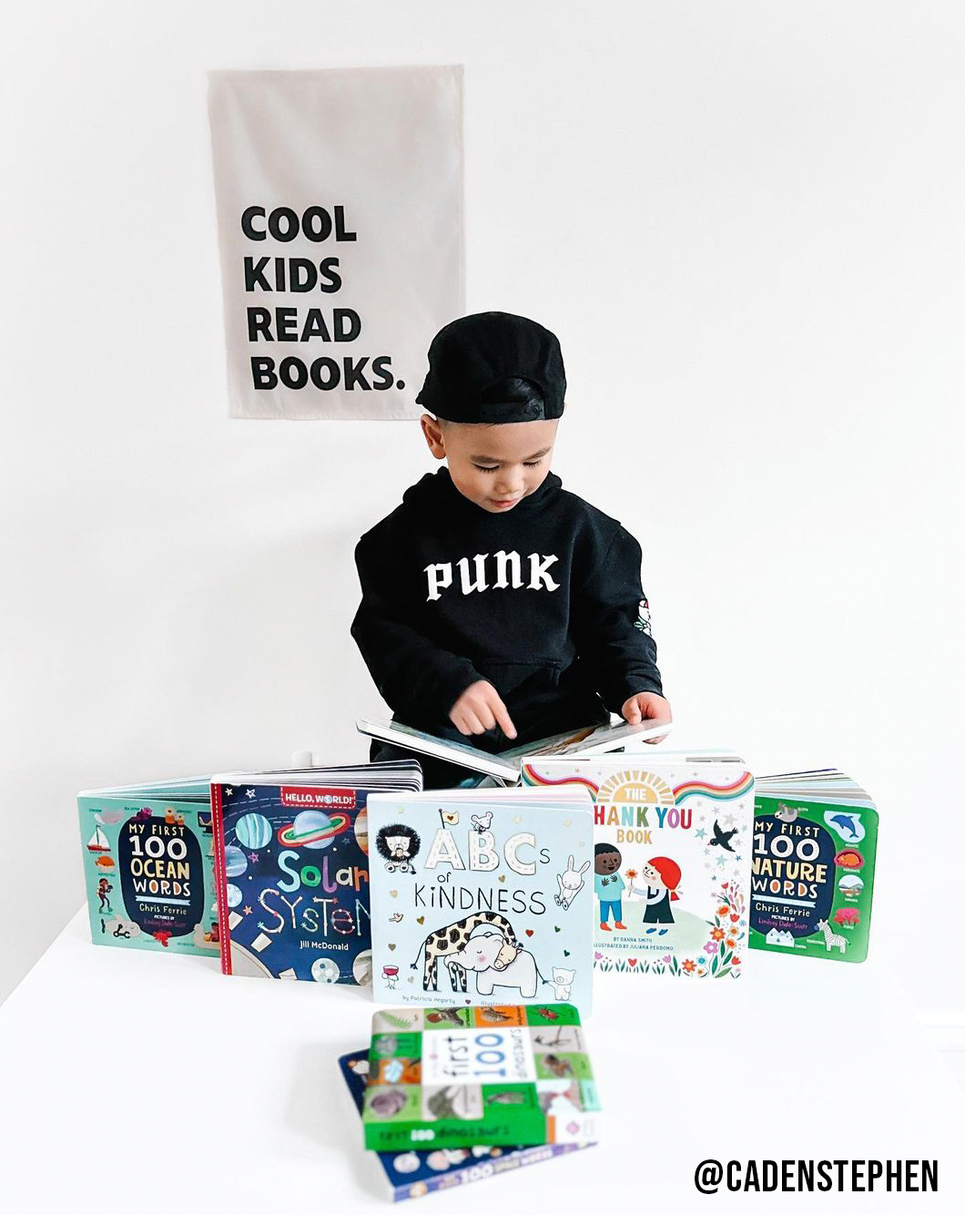 Bannière de livres de lecture pour enfants cool