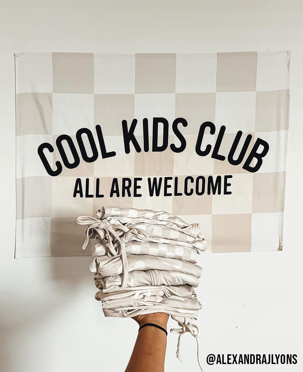 Bannière cool du club pour enfants