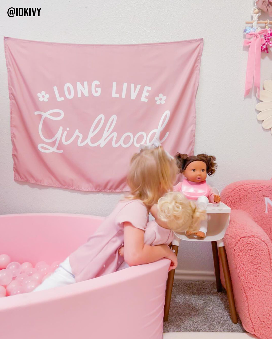 Long Live Girlhood Banner