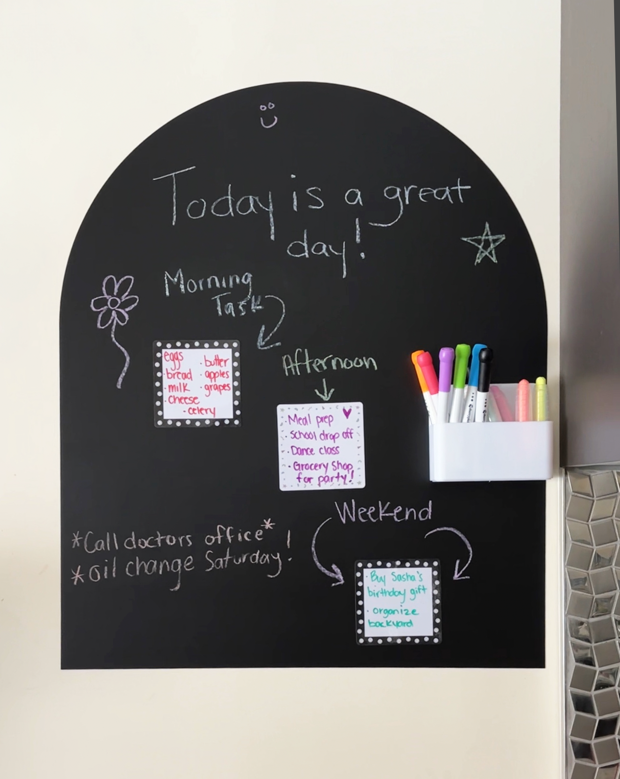 MINI Magic Playwall - Arch Magnetic Art Wall Decal for Small Spaces