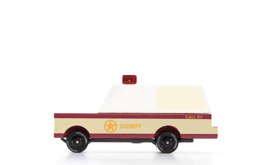 Candylab Sheriff Truck Modern Vintage Police Truck