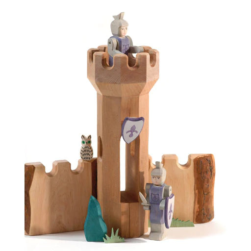 Round Tower Structure for Castle - Ostheimer Wooden Toys