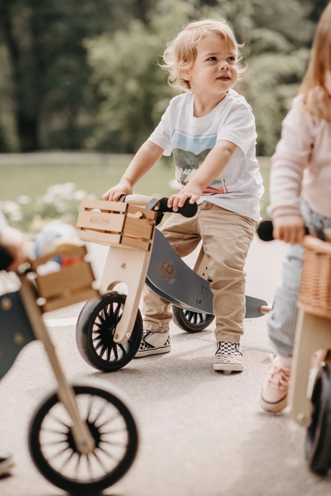 Kinderfeets Wooden Bike Crate