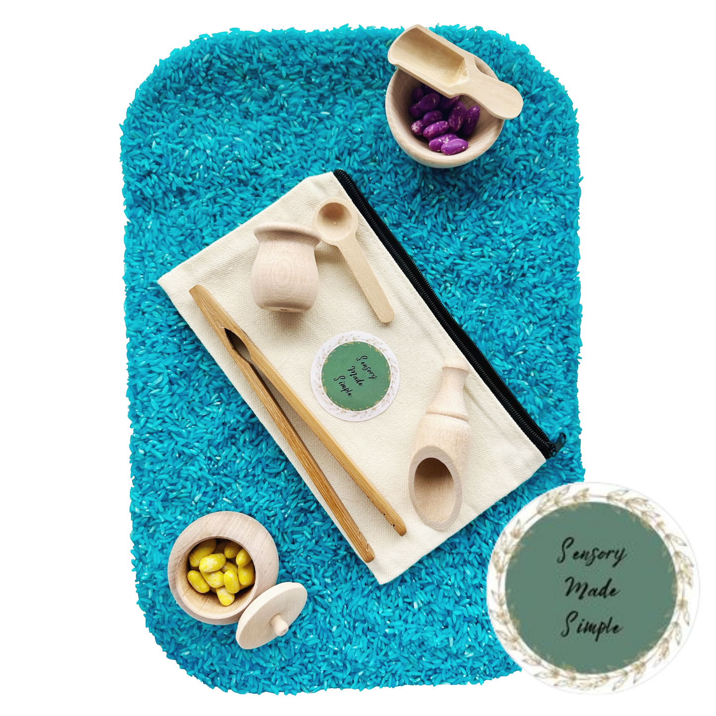 Sensory Bin Tool Set Kit by Sensory Made Simple