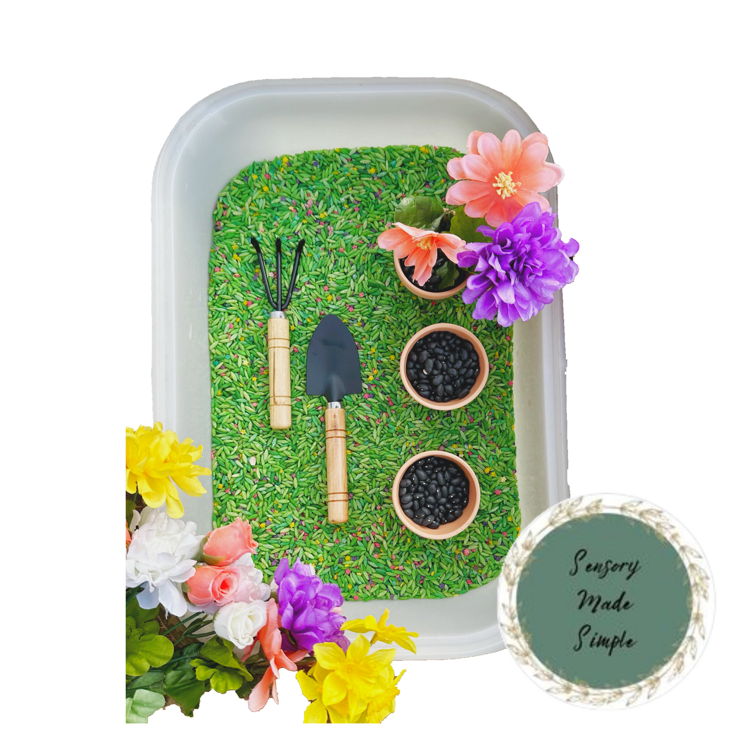 Kit de plantation de fleurs par Sensory Made Simple