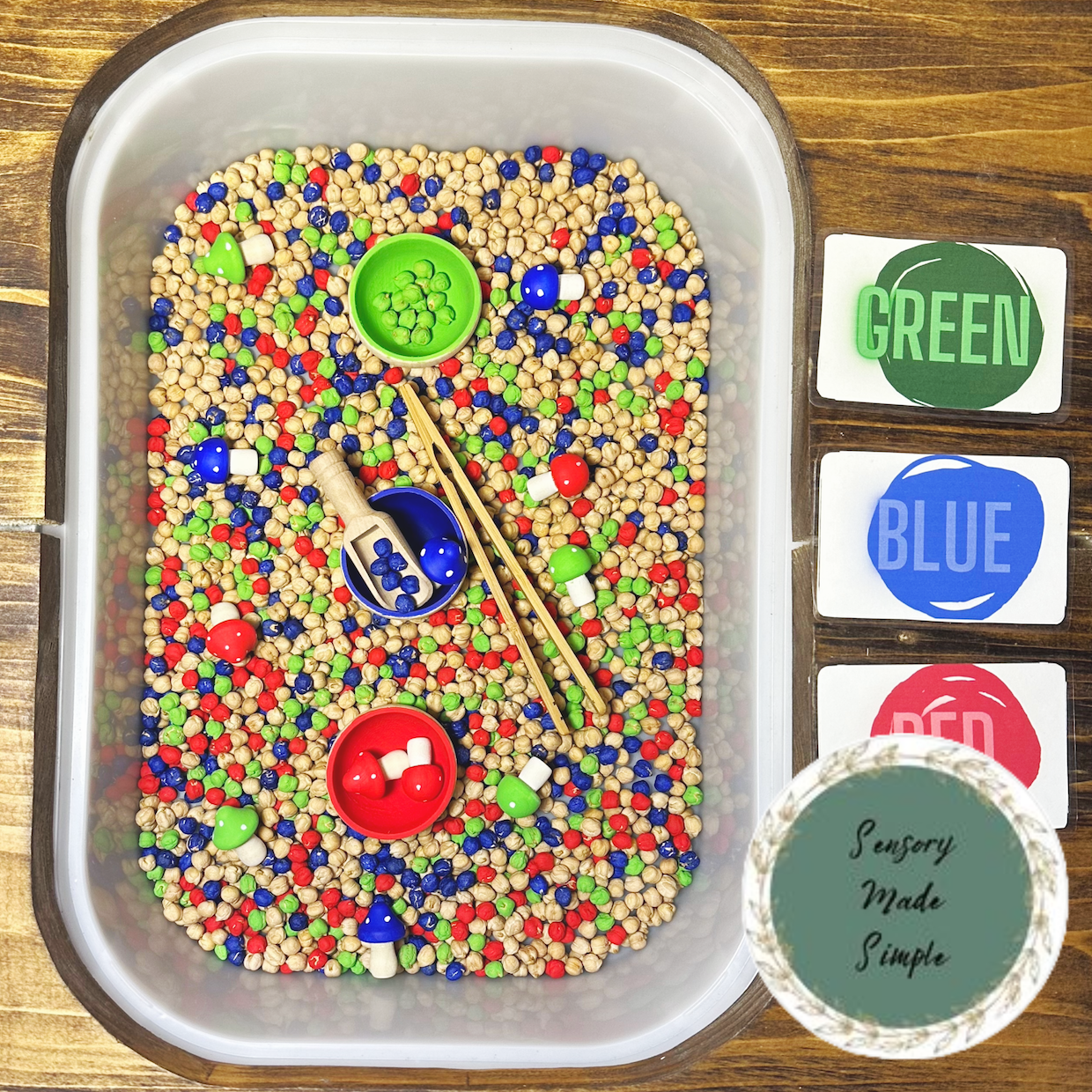 Colour Matching Sensory Kit by Sensory Made Simple