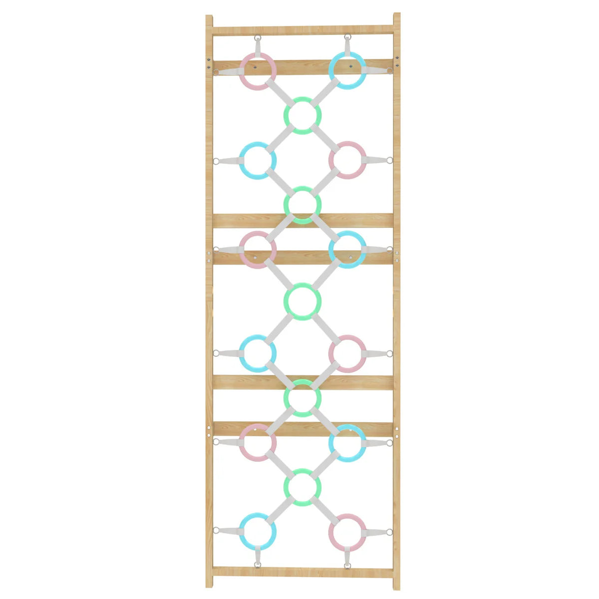 Add-On Ring Wall Panel for 95" Modular Walnut Swedish Ladder by Avenlur