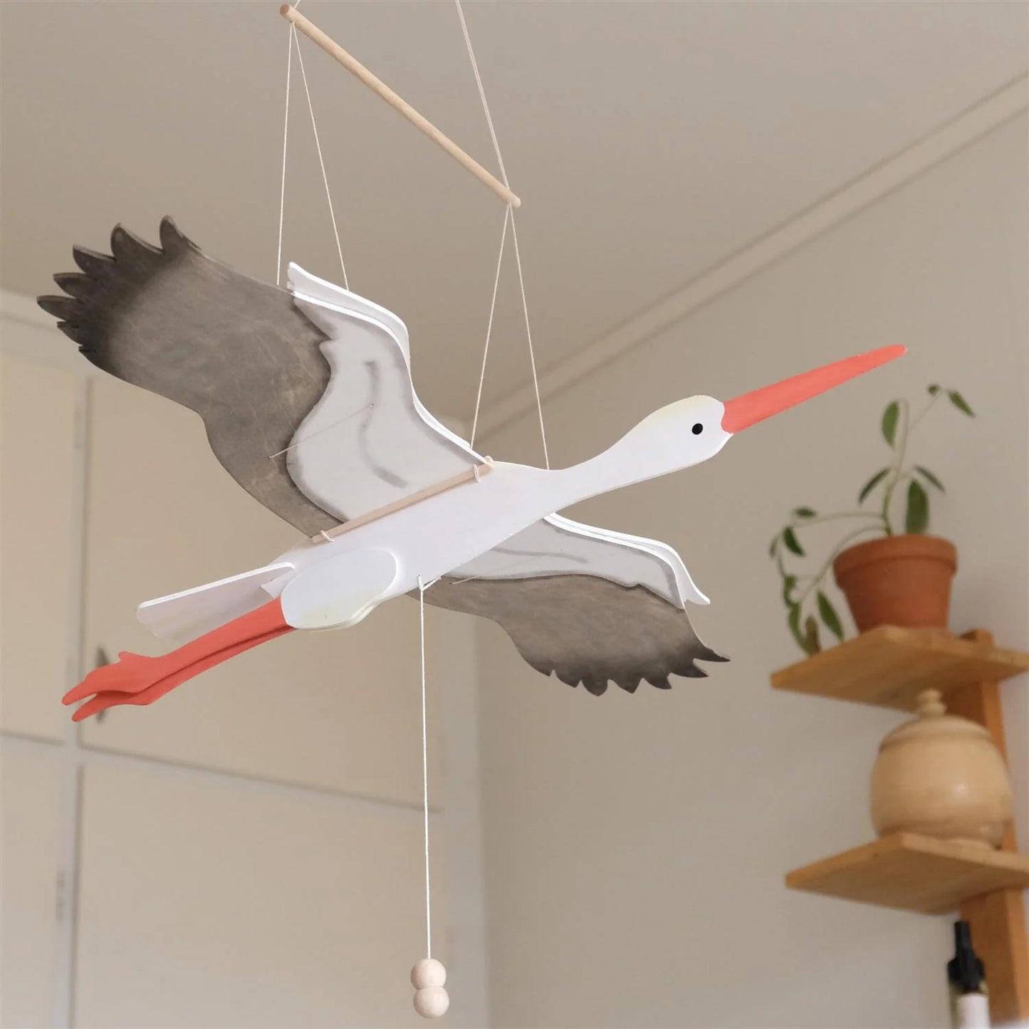 Mobile Cigogne - Jouets en bois Ostheimer