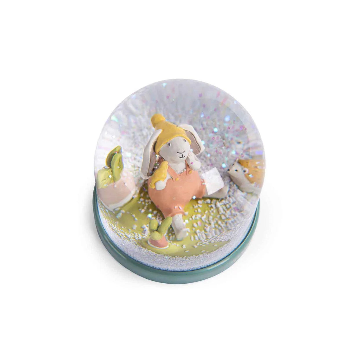 (NO BOX) Trois Petits Lapins Snow Globe – Moulin Roty