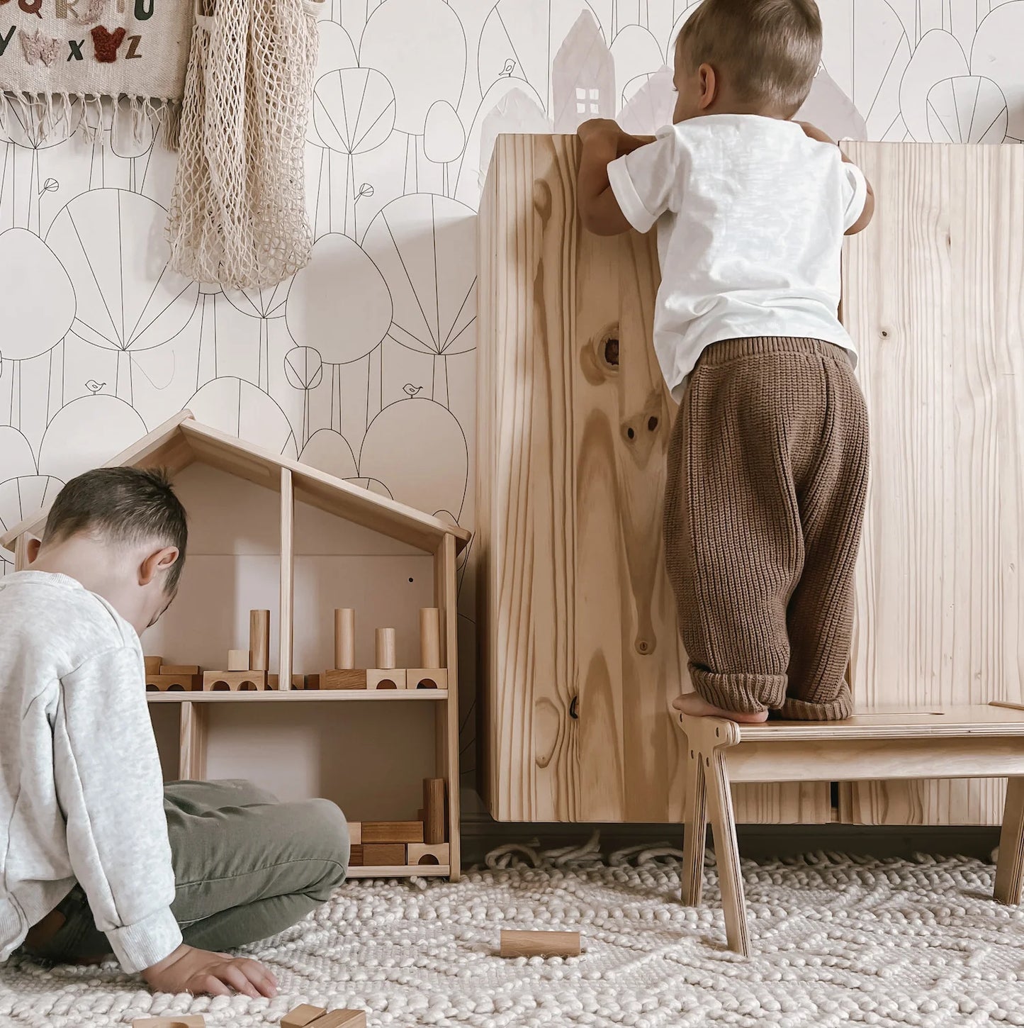 One Step | Wooden Step Stools For Kids (Made in Canada)