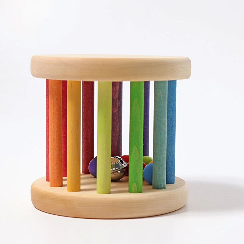 Grimm's - Rolling Rainbow Wheel with Bells