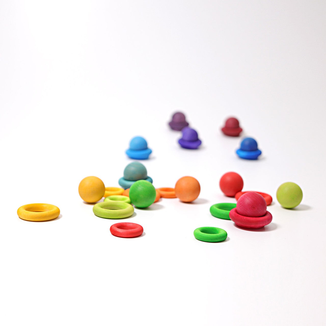 Grimm s Small Rainbow Balls 12 pieces