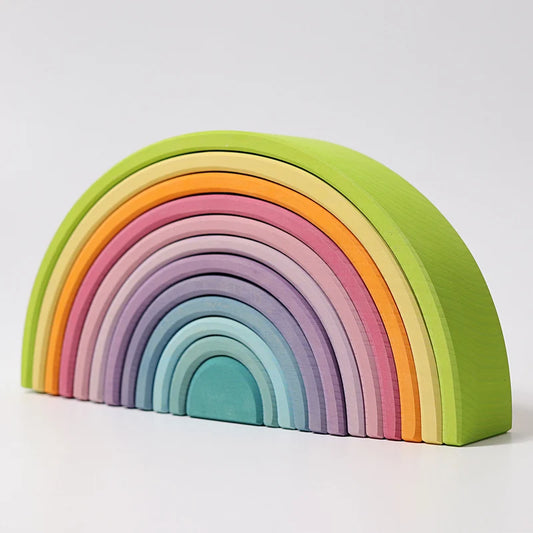 Grimms Large Pastel Stacking Rainbow