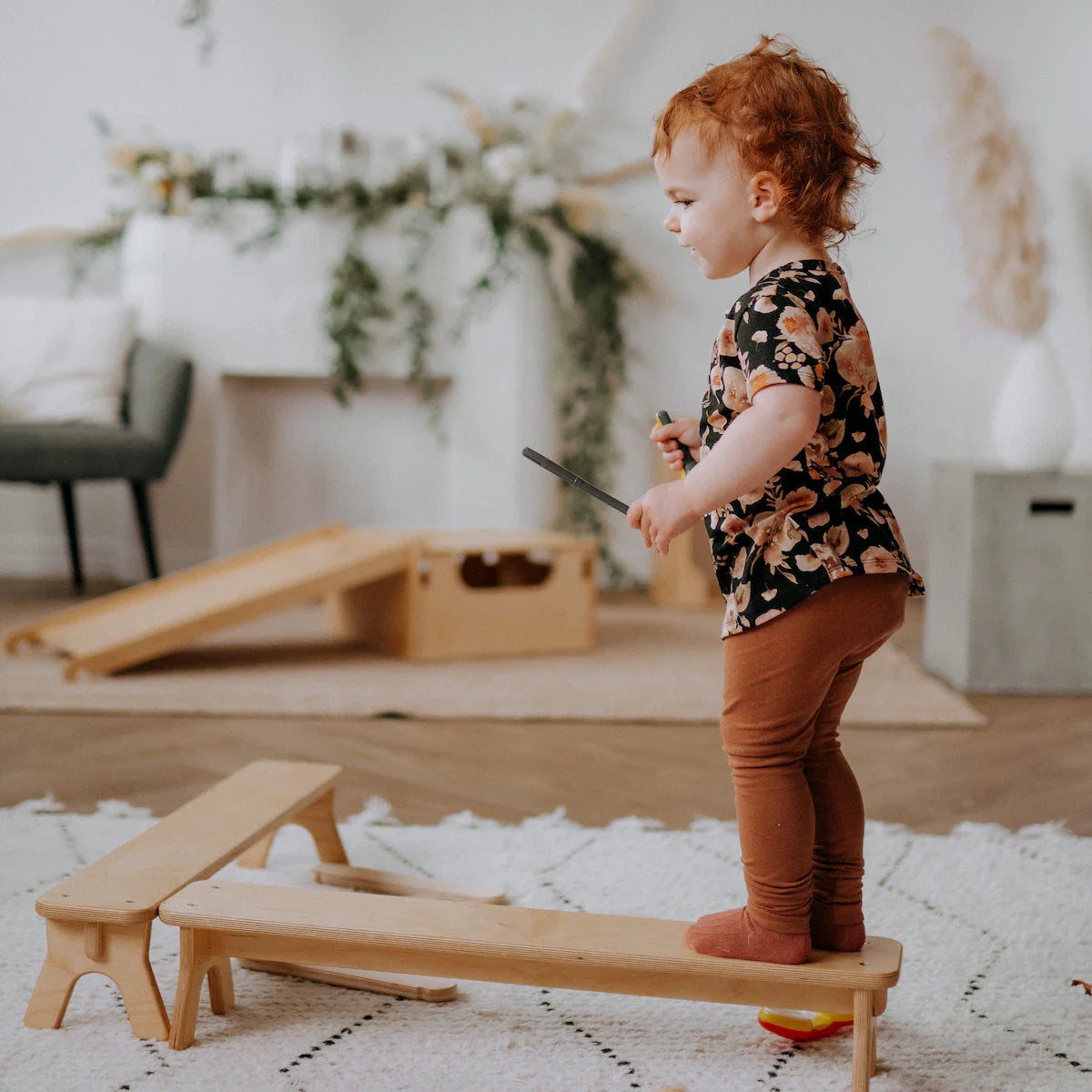 PlayBeam - Wooden Balance Beam for Kids (Made in Canada)