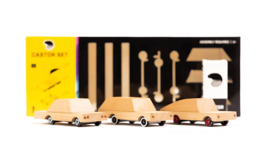 (BOÎTE OUVERTE) Candylab Toys Castor Set - Kit de modèle de voiture bricolage vintage moderne