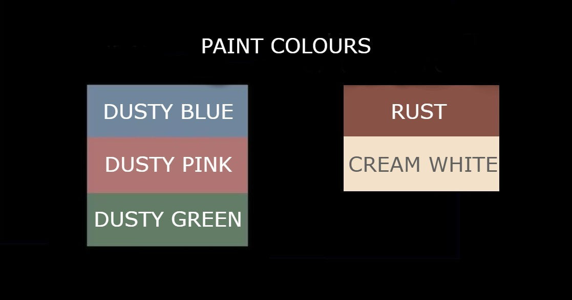 Painted Simple Mud Kitchen (with shelf)