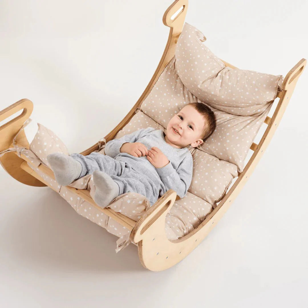 Coussin pour arche d'escalade et balance à bascule – Beige (coussin uniquement)