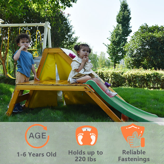 Palm - 5-in-1 Outdoor and Indoor Playground Playset by Avenlur