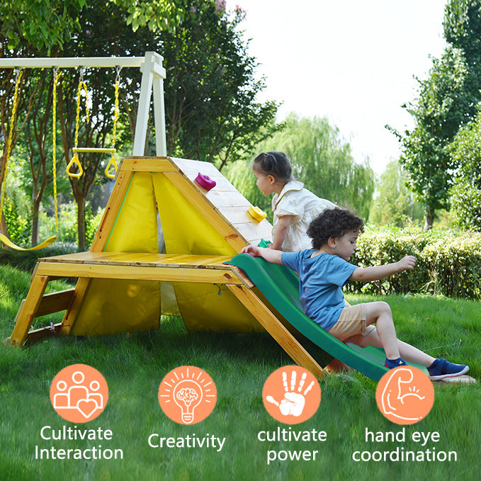 Palm - 5-in-1 Outdoor and Indoor Playground Playset by Avenlur