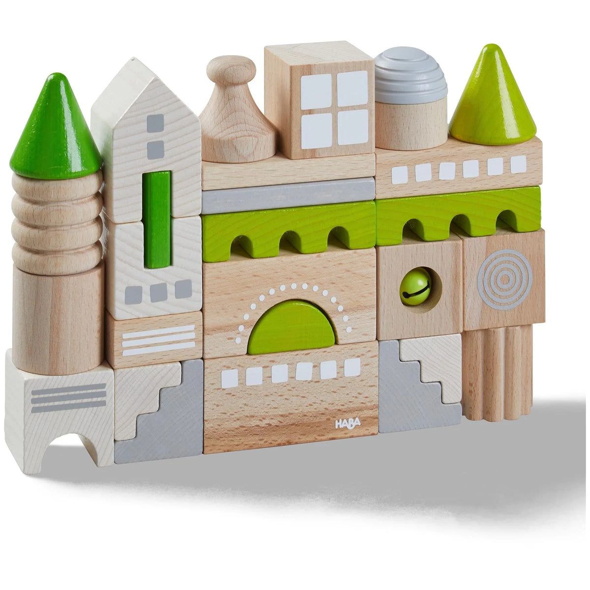 Haba Blocks HABA Coburg 28 Piece Wooden Building Blocks – Wood Wood Toys