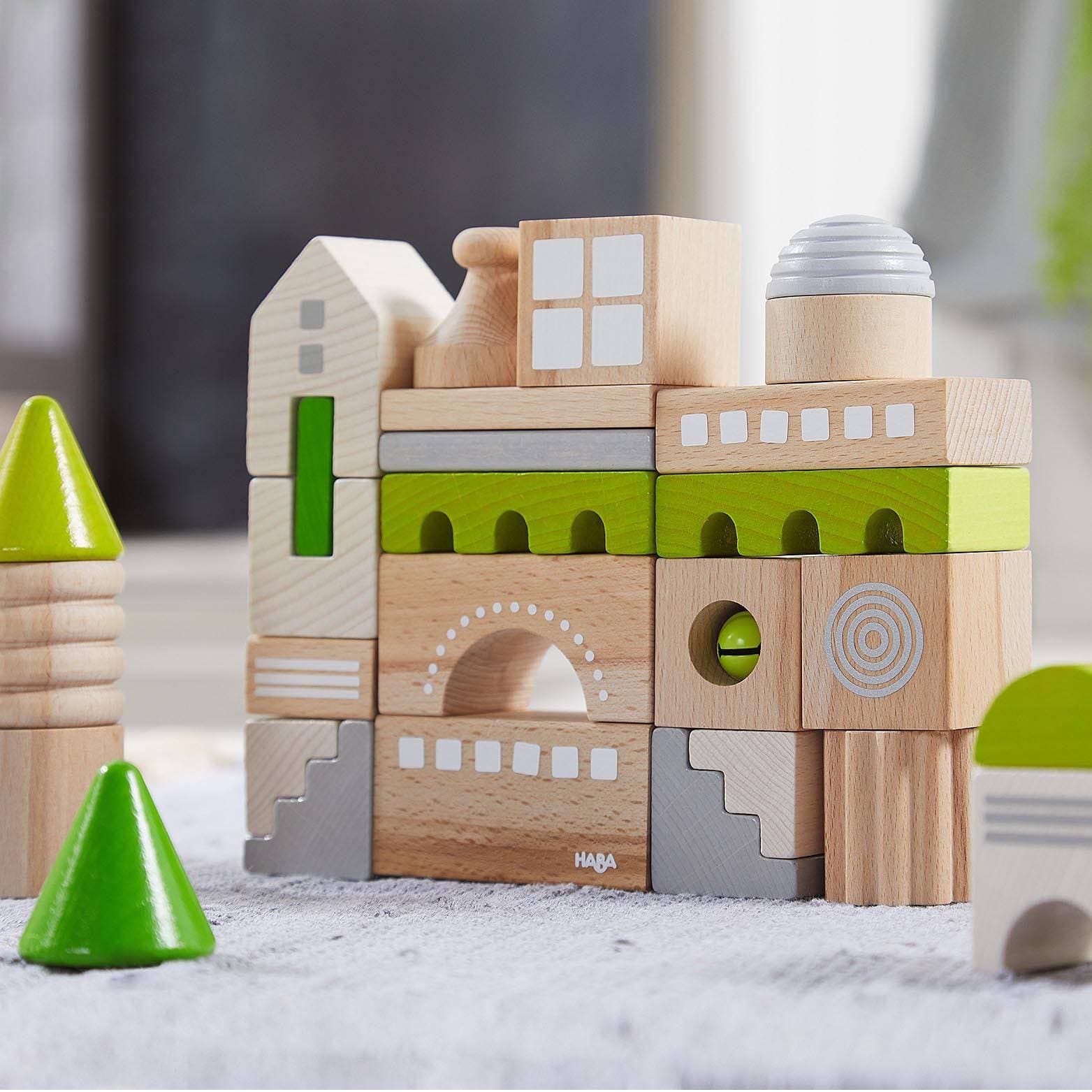 HABA Coburg 28 Piece Wooden Building Blocks – Wood Wood Toys