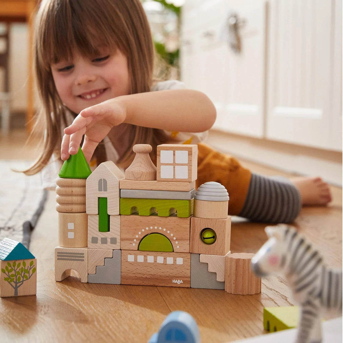 Haba Blocks HABA Coburg 28 Piece Wooden Building Blocks – Wood Wood Toys