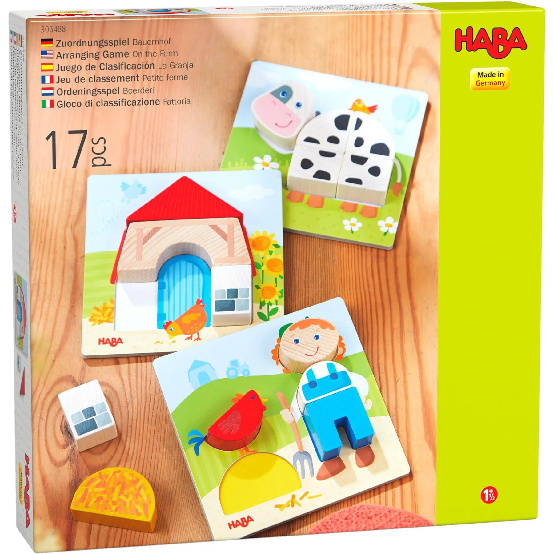 HABA On the Farm Arranging Game – Wood Wood Toys