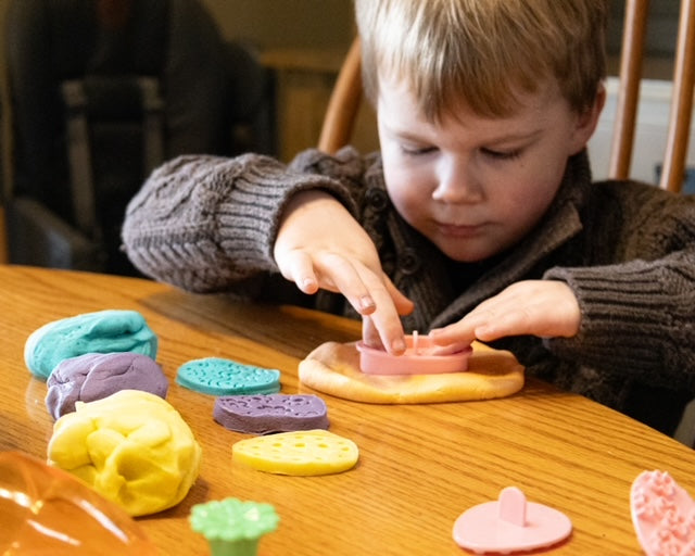 Easter Egg Play Dough by Sensory Made Simple