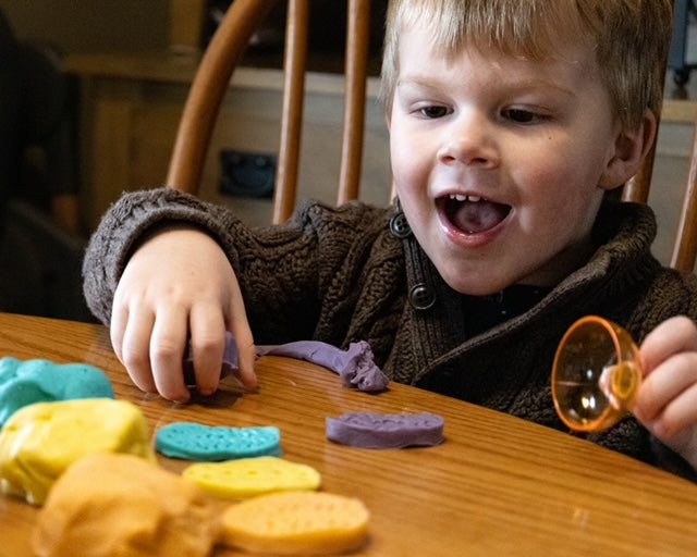 Easter Egg Play Dough by Sensory Made Simple