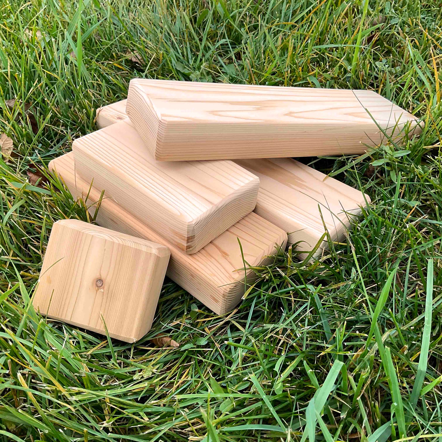 Large Cedar Blocks (16pcs) - Just Playing (Made in Canada)