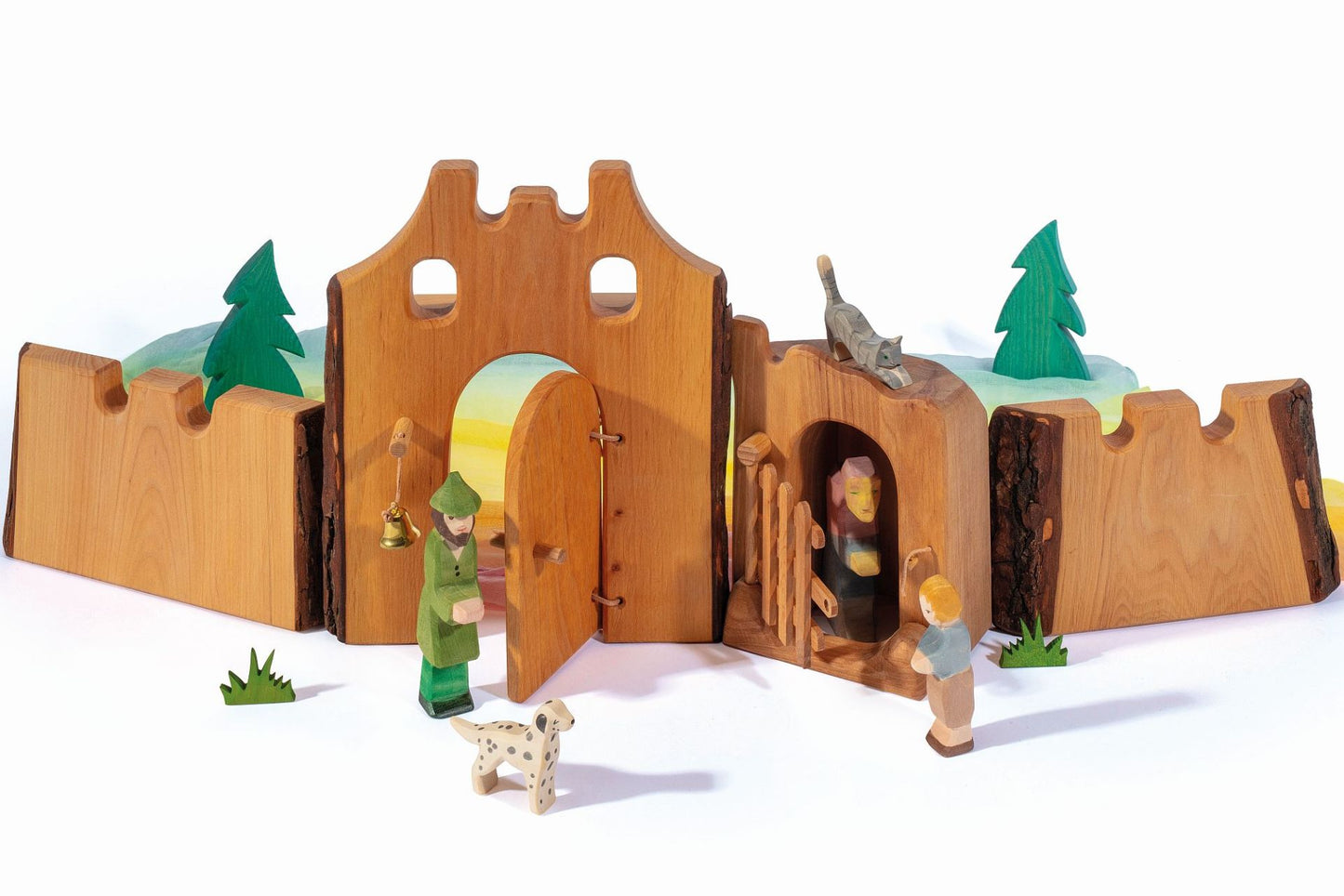 Mur de château - Jouets en bois Ostheimer