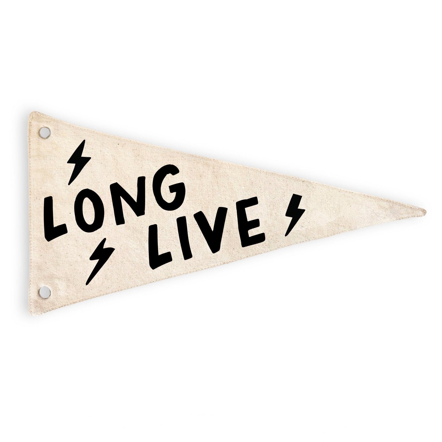 Long Live (Bolts) Canvas Pennant Flag