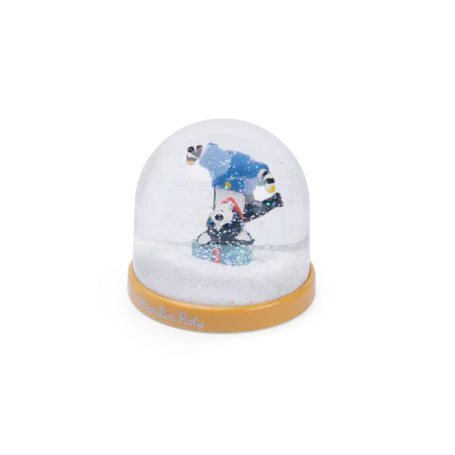 (NO BOX) Puce and Pilou Musical Snow Globe – Moulin Roty