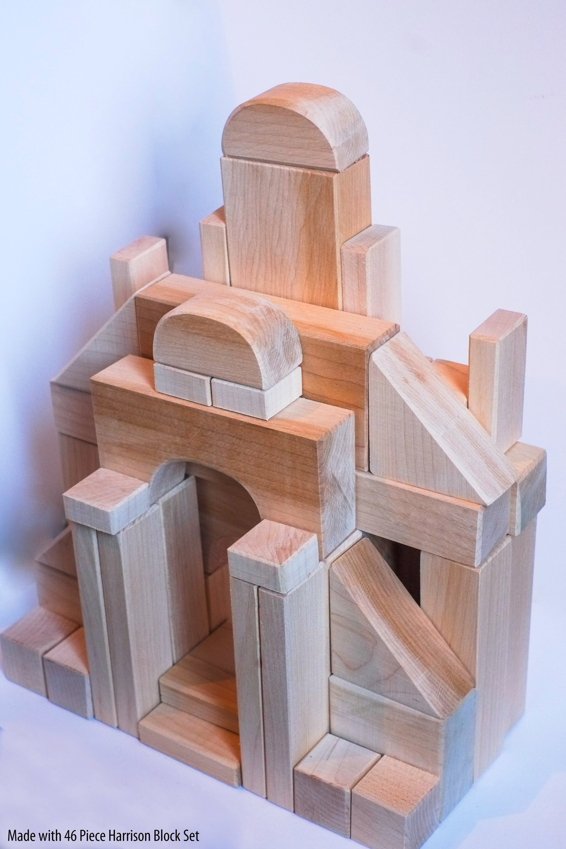 61 Piece Harrison Block Set - Unit Blocks Made in Canada – Wood Wood Toys