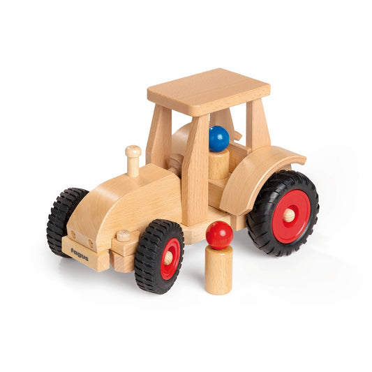 Fagus Modern Tractor - Wooden Play Vehicles from Germany