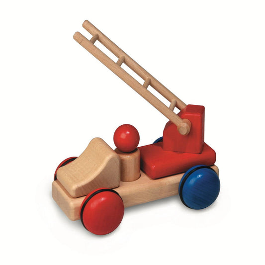 Fagus Minis Fire Engine - Wooden Play Vehicles from Germany