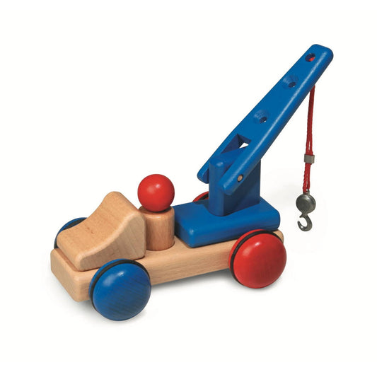 Fagus Minis Tow Truck - Wooden Play Vehicles from Germany