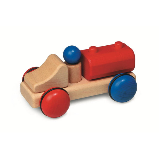 Fagus Minis Tanker Truck - Wooden Play Vehicles from Germany