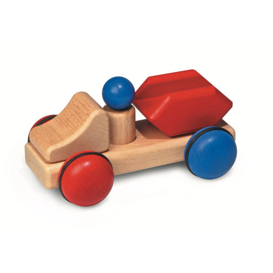 Fagus Minis Skip Truck - Wooden Play Vehicles from Germany