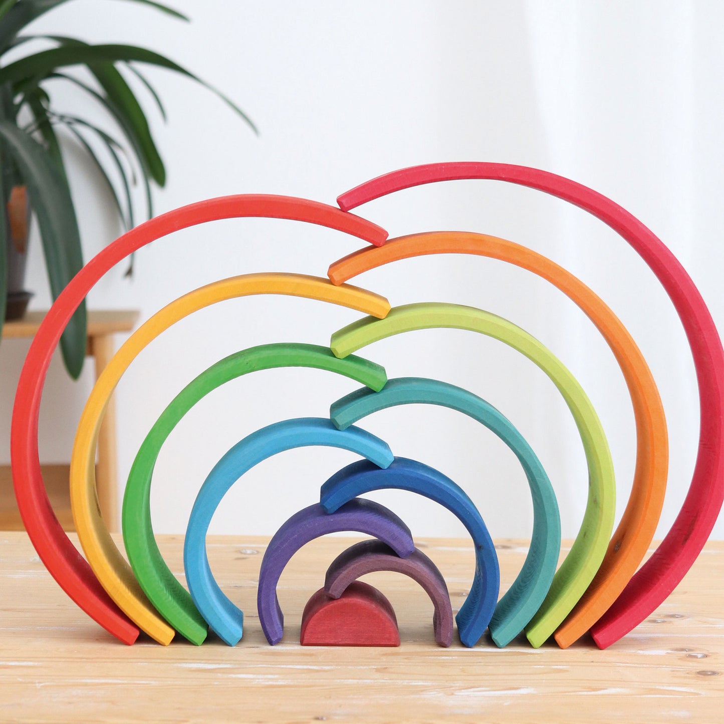 Grimm's Large Stacking Rainbow (12 pieces)