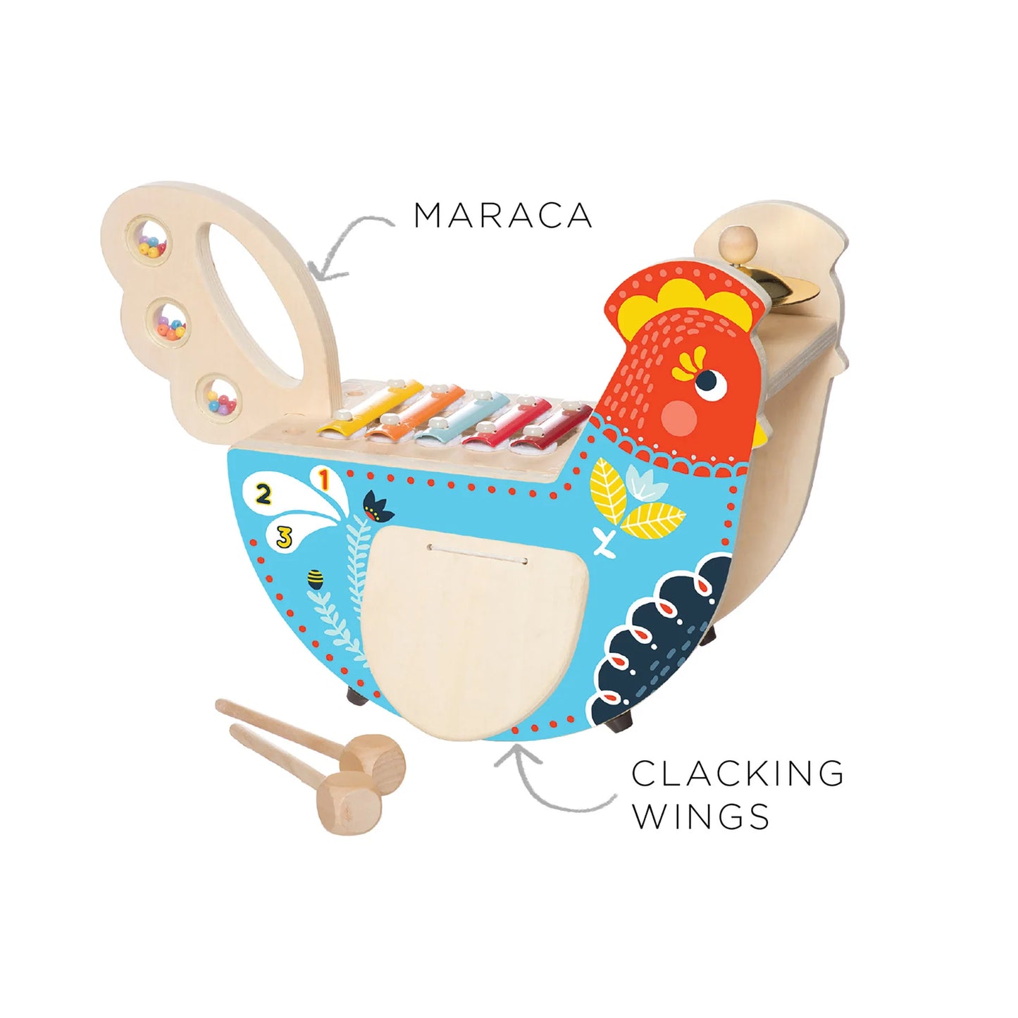 Rocking Musical Chicken by Manhattan Toy