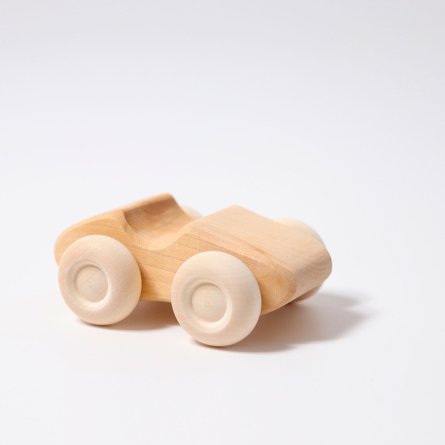 Grimm's - Six Wooden Cars (Natural)