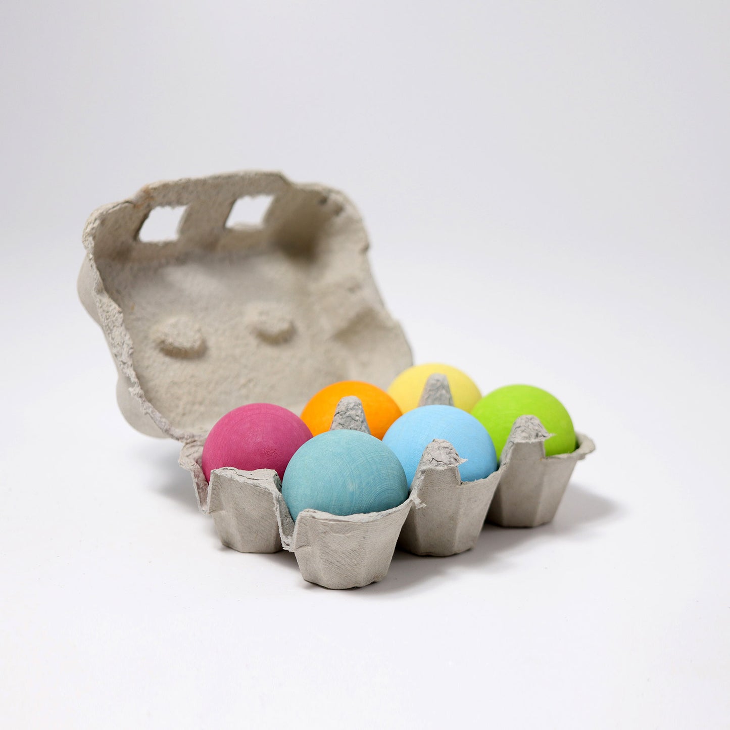 Grimm's - Pastel Wooden Balls (6 pieces)