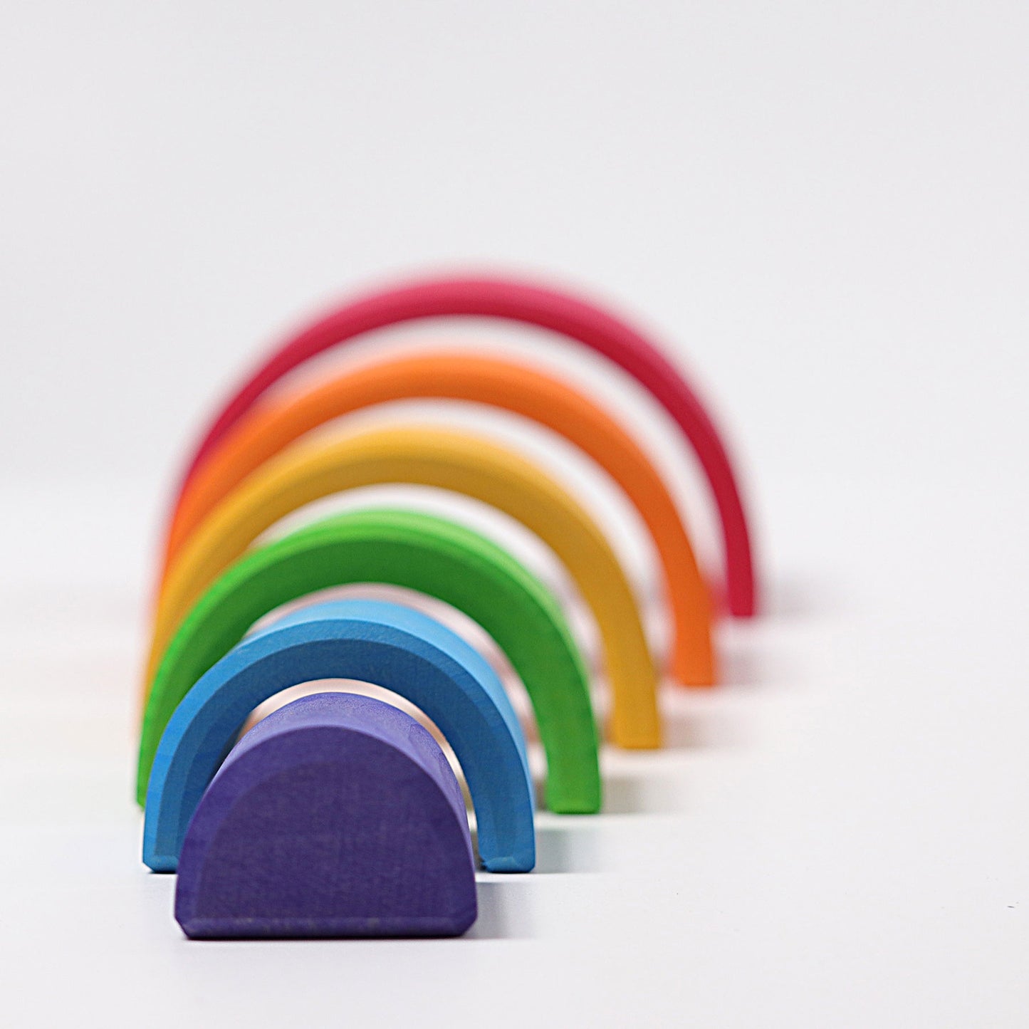 Grimm's - Medium Stacking Rainbow (6 pieces)