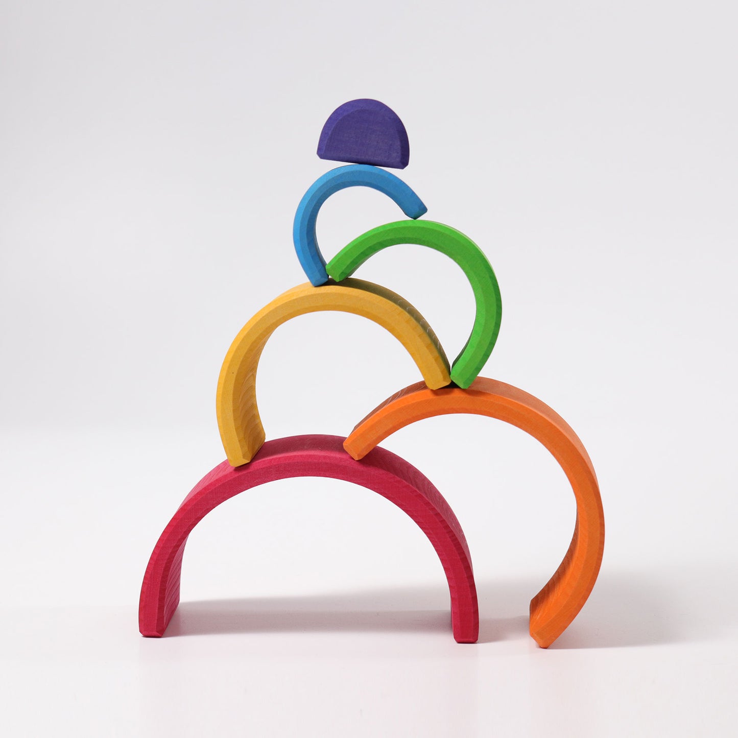 Grimm's - Medium Stacking Rainbow (6 pieces)